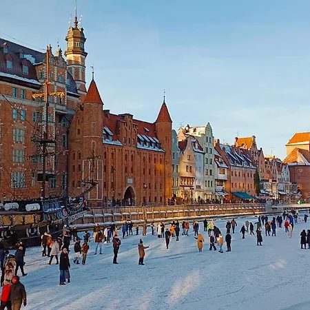 Przyjemne Miejsce W Sercu Gdanska Apartmán Gdaňsk